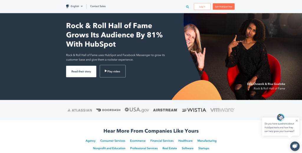 HubSpot Landing Page 