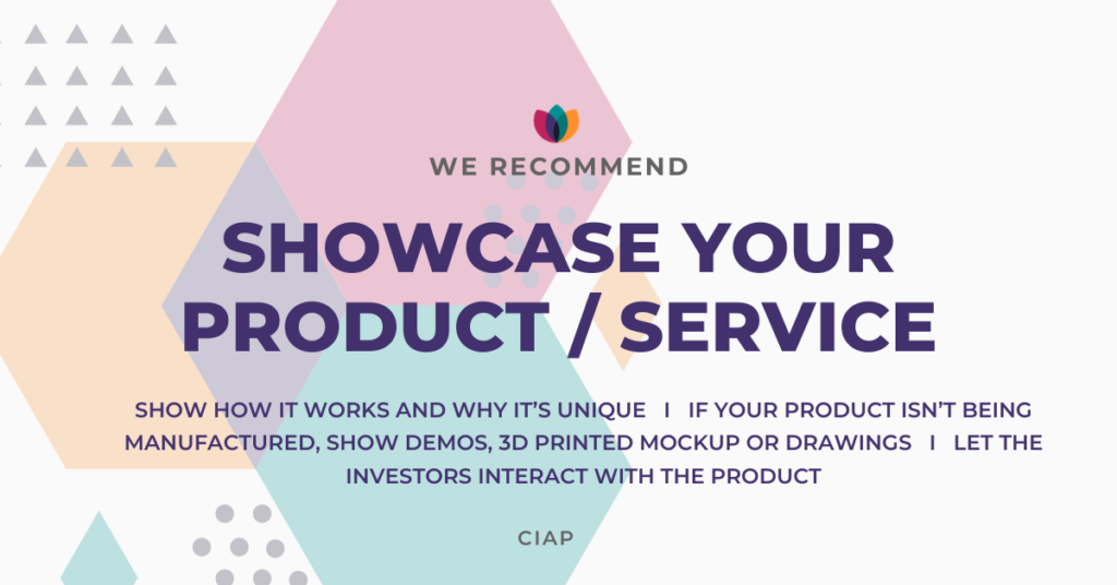 Demo your product or service